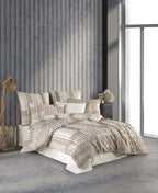 Renforce Wende Bettwäsche beige Spencer 135 x 200 cm  80 x 80 cm