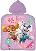 Paw Patrol Kinder Poncho Kapuze Girls 50x100cm