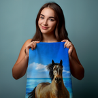Pferde Duschtuch Badetuch Handtuch Strandtuch 70 x 140cm