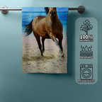 Pferde Duschtuch Badetuch Handtuch Strandtuch 70 x 140cm