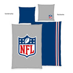 Parure de lit NFL comprenant une taie d'oreiller 80 x 80 cm et une housse de couette 135 x 200 cm