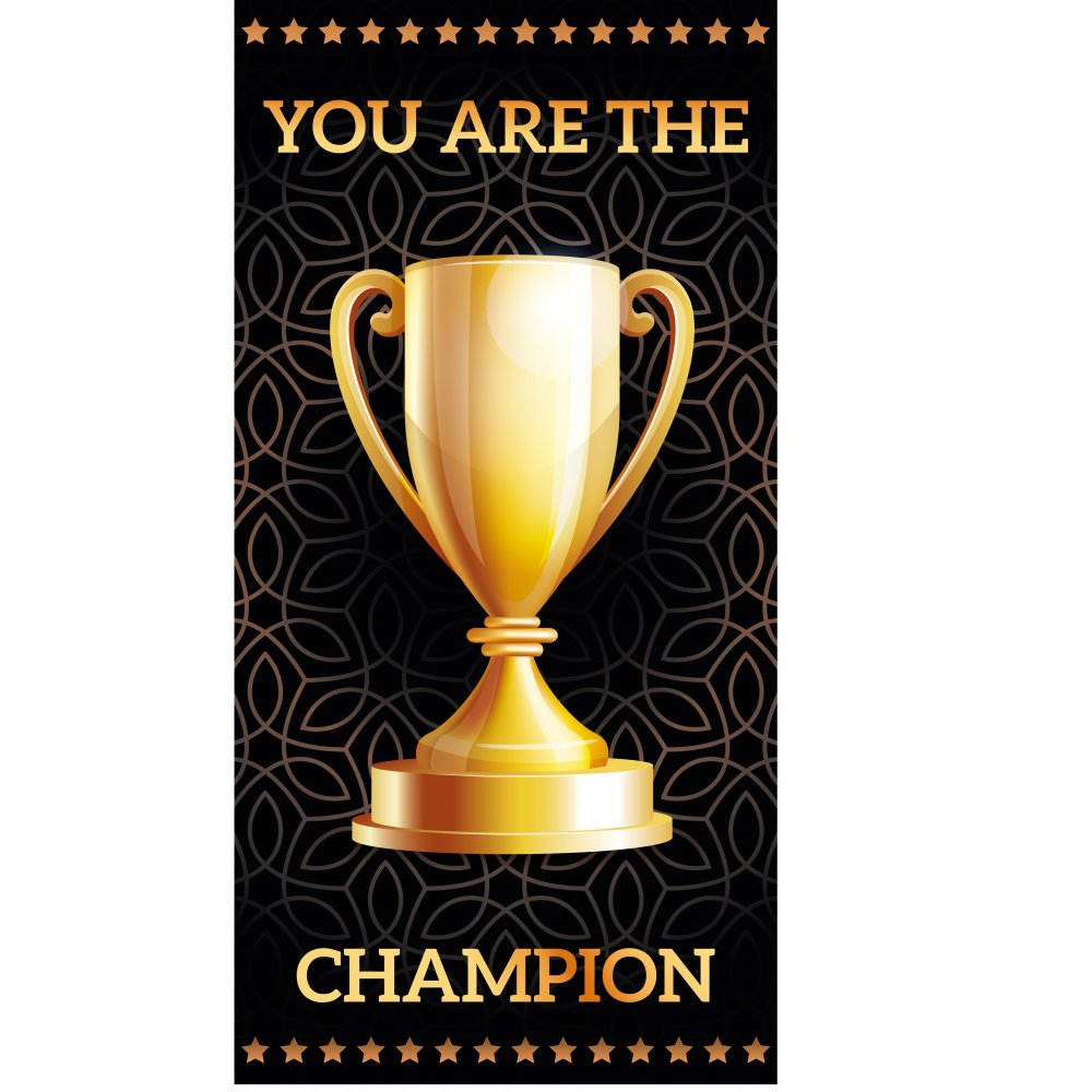 Pokal Champion Duschtuch Badetuch Handtuch Strandtuch 70 x 140cm