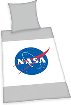 NASA Wende Bettwäsche Set 2tlg 135 x 200 cm 80 x 80 cm