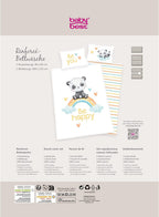 Baby Bettwäsche Panda Regenbogen 100x135cm 40x60cm