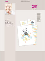 Baby Bettwäsche Panda Regenbogen 100x135cm 40x60cm