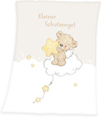 Kleiner Schutzengel Microfaser Flauschdecke  75  x 100 cm
