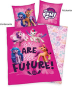 My Little Pony Einhorn Bettwäsche 135/200 + 80/80 cm 100% Baumwolle