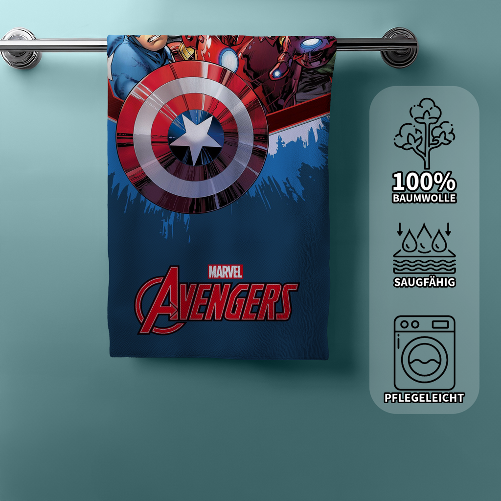 Avengers Duschtuch Badetuch Strandtuch 70 x 140cm