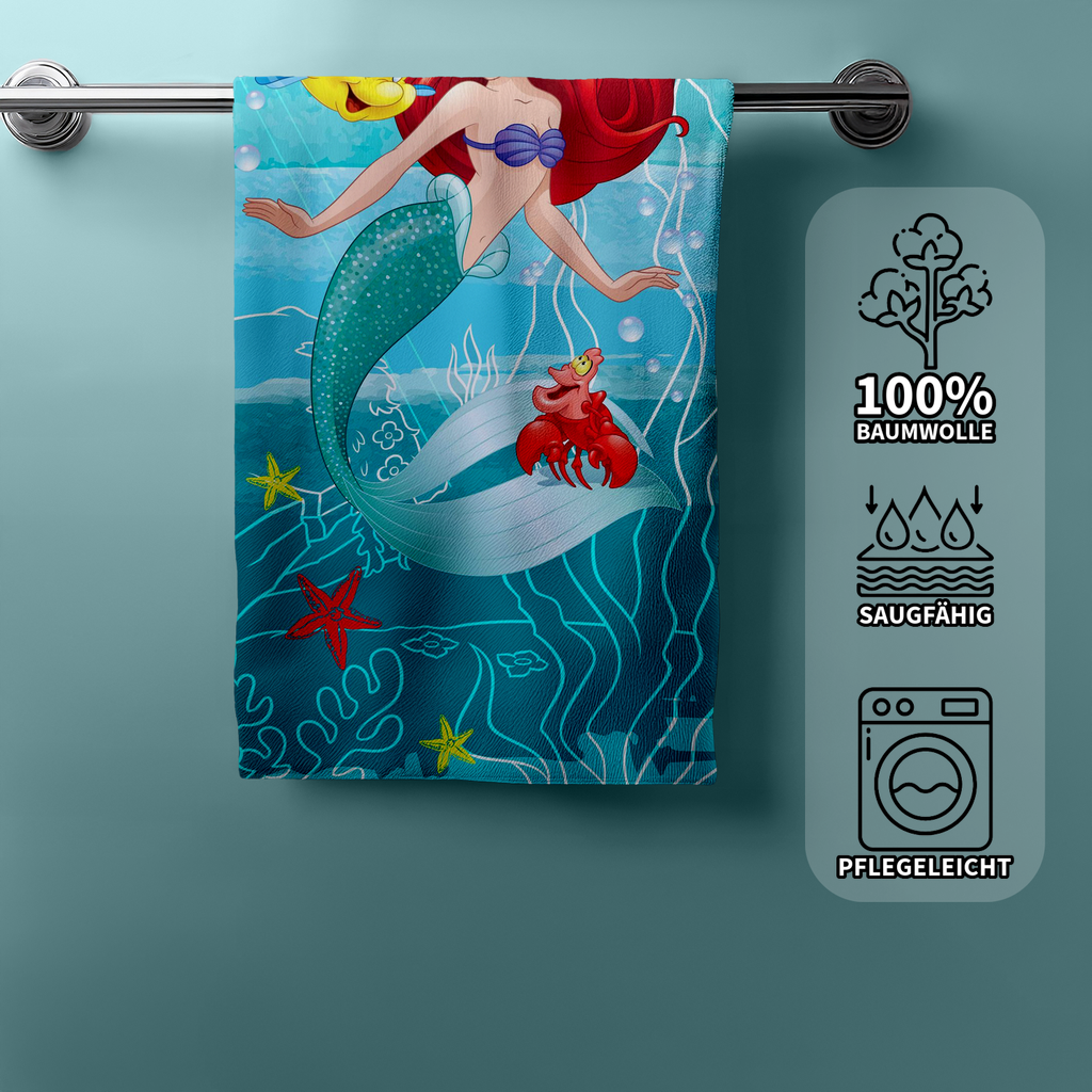 Disney Ariel Shower Towel Bath Towel Beach Towel 70 x 140cm
