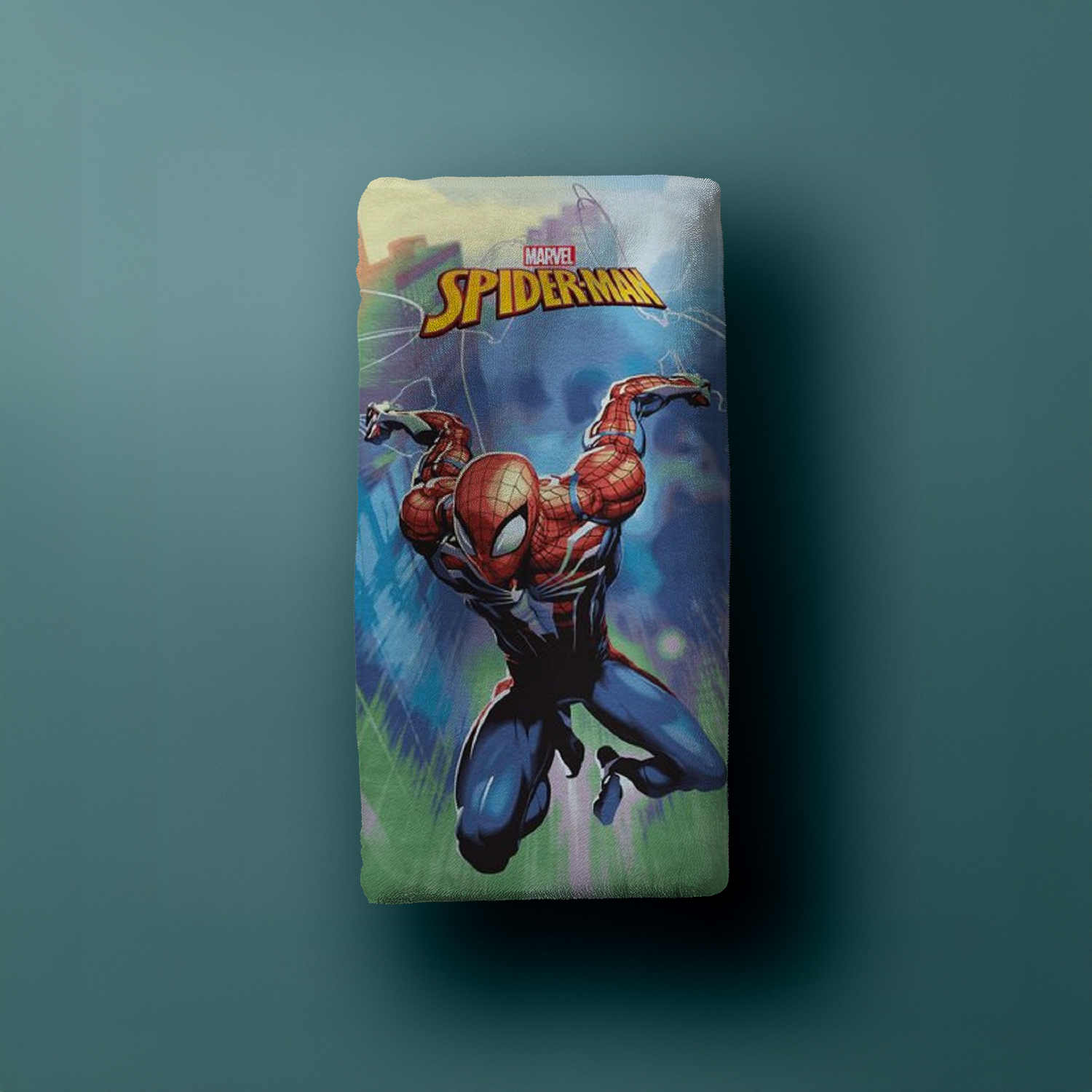 Spiderman shower towel, bath towel, beach towel, 70 x 140 cm