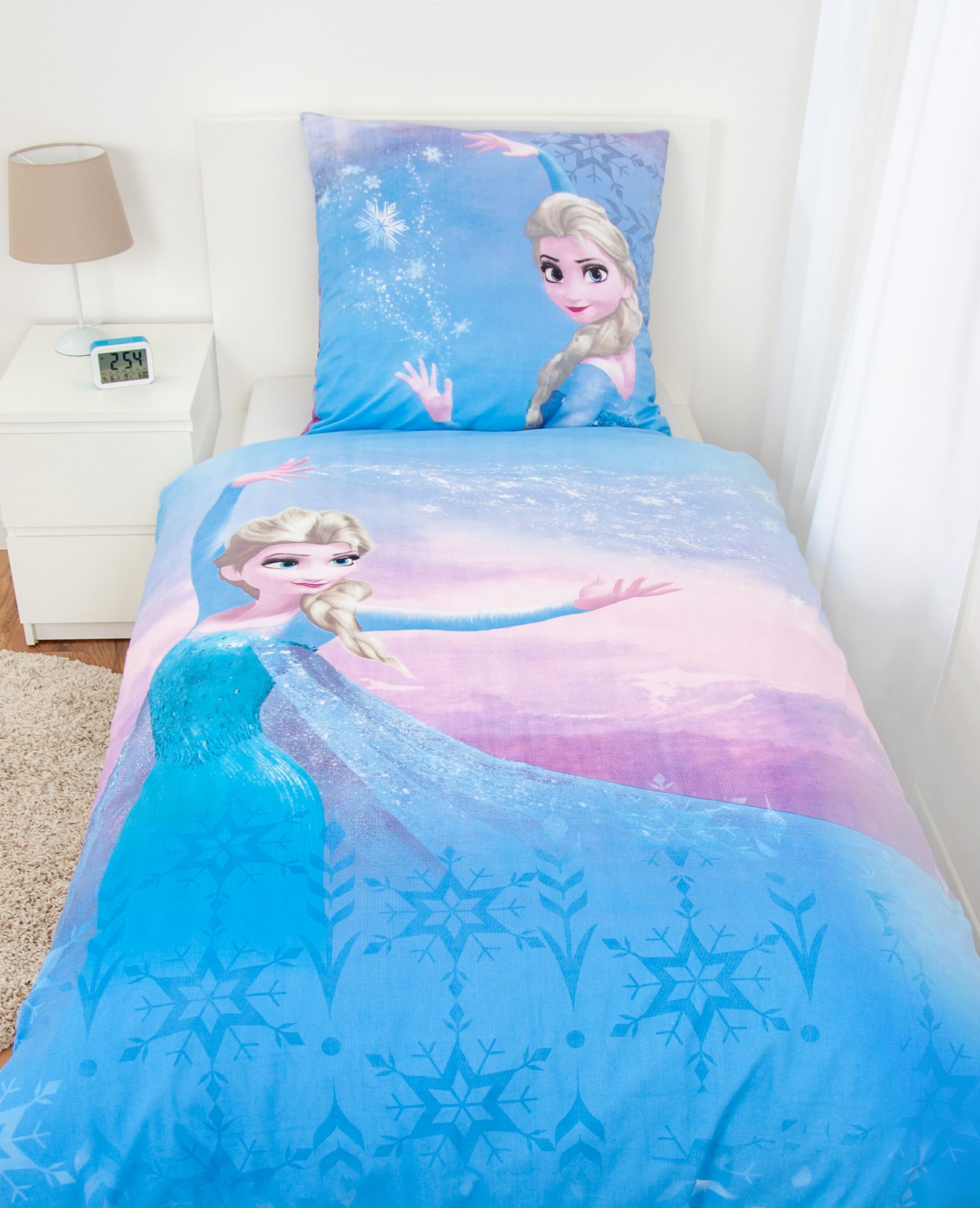 Disney Eiskönigin Elsa Wende Bettwäsche Set 80x80 cm 135x200 cm