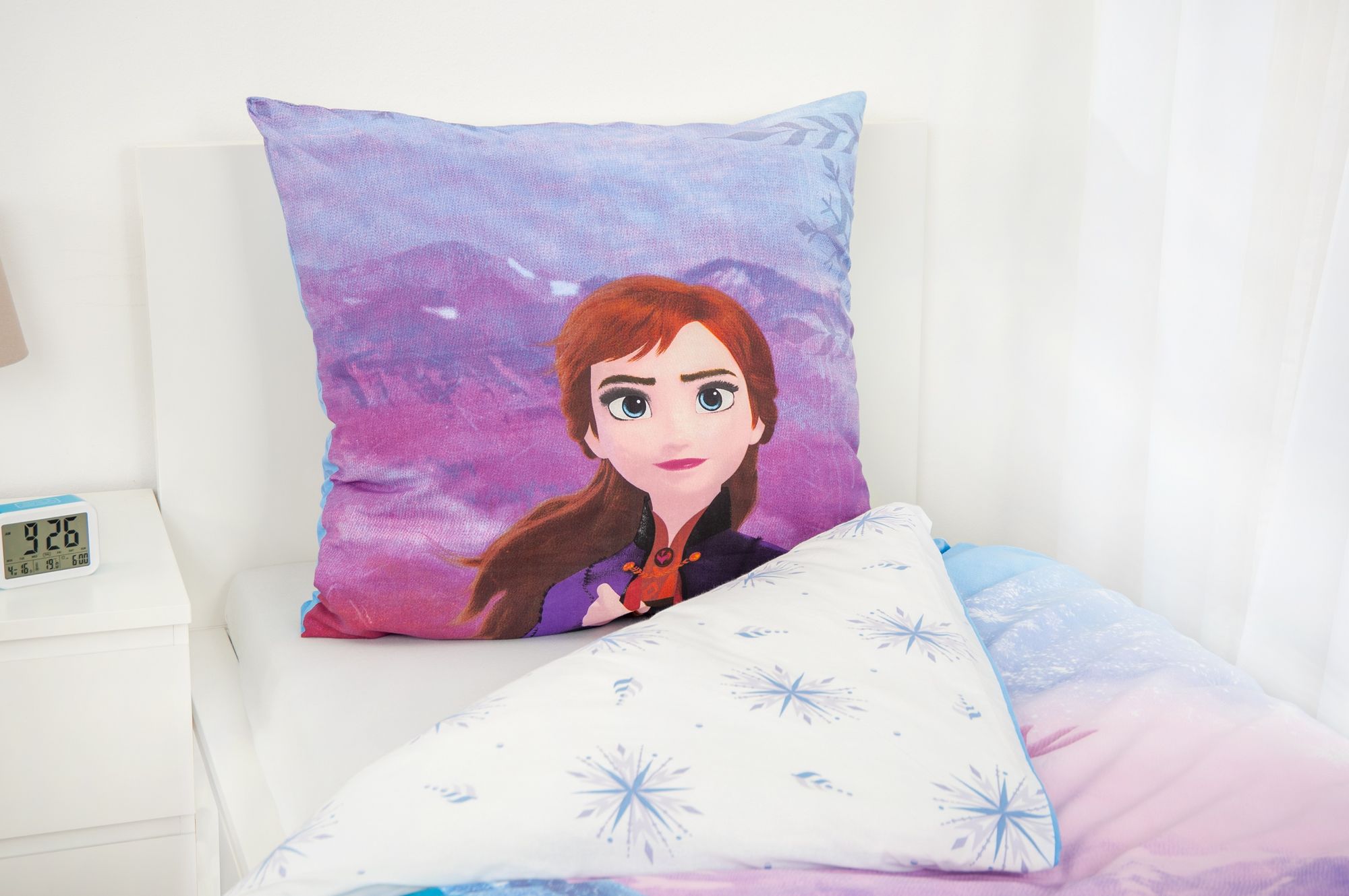 Disney Eiskönigin Elsa Wende Bettwäsche Set 80x80 cm 135x200 cm