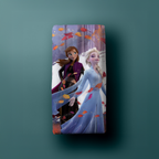 Anna Elsa Frozen Leaves Duschtuch Badetuch Handtuch 70 x 140cm