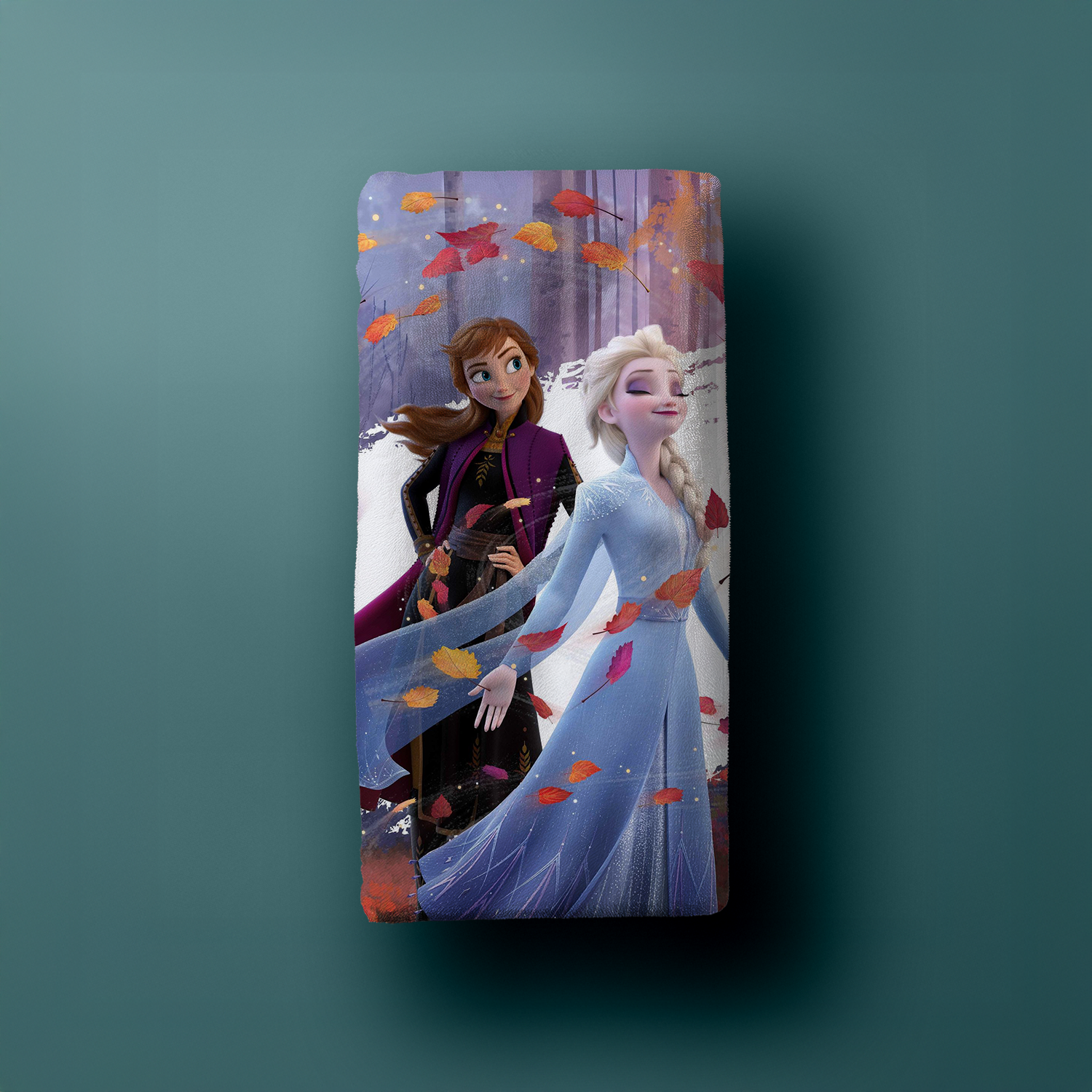 Anna Elsa Frozen Leaves Duschtuch Badetuch Handtuch 70 x 140cm