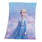 Disney Frozen Elsa Fleecedecke Schmusedecke Kuscheldecke 130 x 170 cm