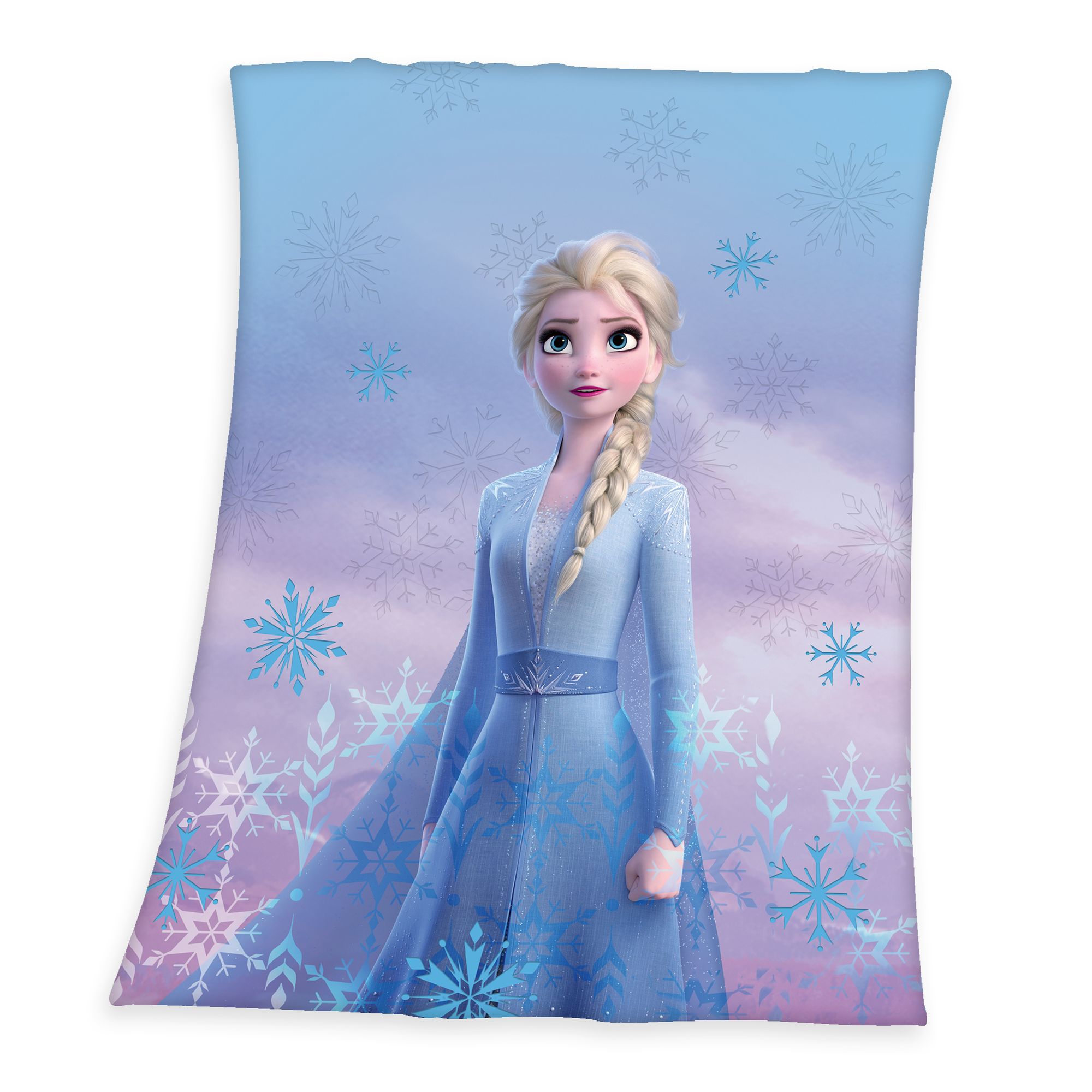 Disney Frozen Elsa Fleecedecke Schmusedecke Kuscheldecke 130 x 170 cm