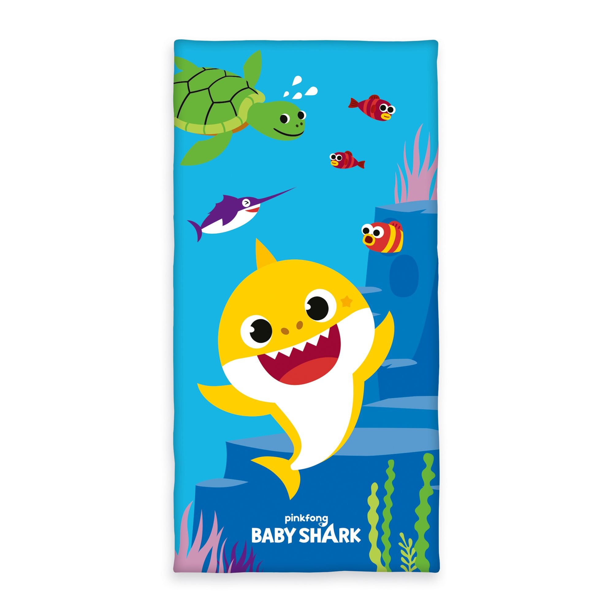 Baby Shark Duschtuch Badetuch Strandtuch 70 x 140cm
