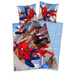 Spiderman Bettwäsche Set 80 x 80 cm + 135 x 200 cm 100% Baumwolle