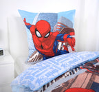 Spiderman Bettwäsche Set 80 x 80 cm + 135 x 200 cm 100% Baumwolle