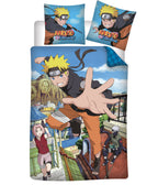 Parure de lit réversible Naruto Shippuden 135 x 200 cm 100% Coton