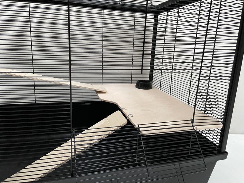 Mega Hamsterkäfig Mäusekäfig Nagerkäfig 100 x 54 x 61 cm mit Zubehör