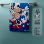 Sonic The Hedgehog Duschtuch Badetuch Strandtuch 70 x 140cm