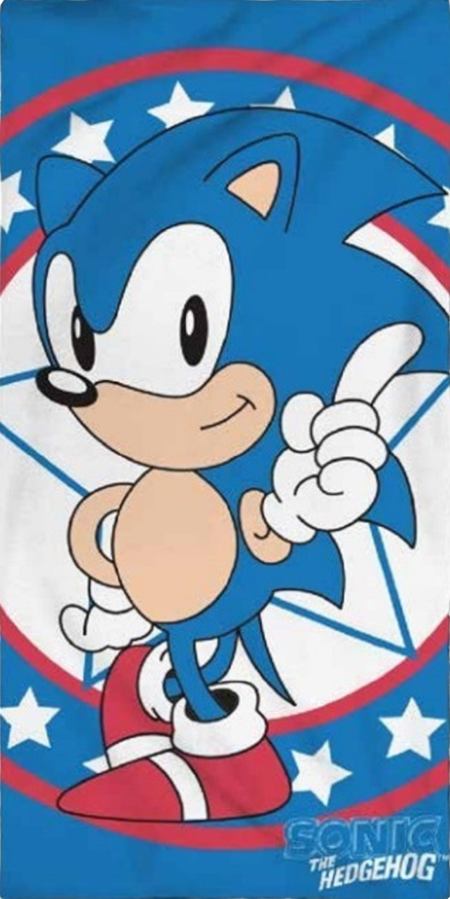 Sonic The Hedgehog Duschtuch Badetuch Strandtuch 70 x 140cm
