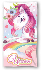 Duschtuch Badetuch Handtuch Strandtuch Einhorn Unicorn 70 x 140cm