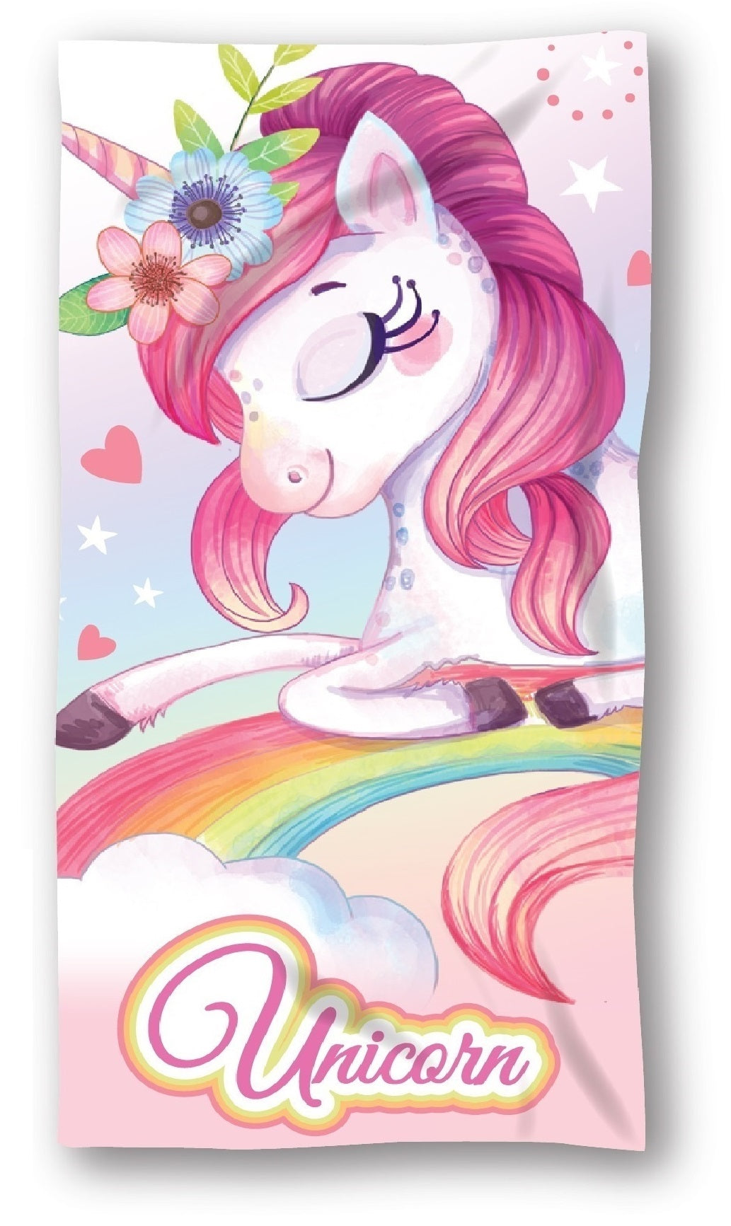 Duschtuch Badetuch Handtuch Strandtuch Einhorn Unicorn 70 x 140cm