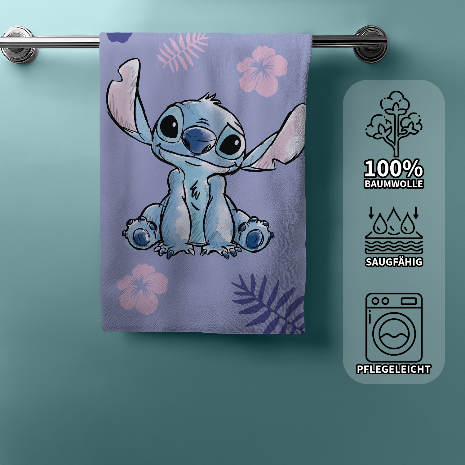 Disney LILO & STITCH Duschtuch Strandtuch Badetuch  70 x 140 cm