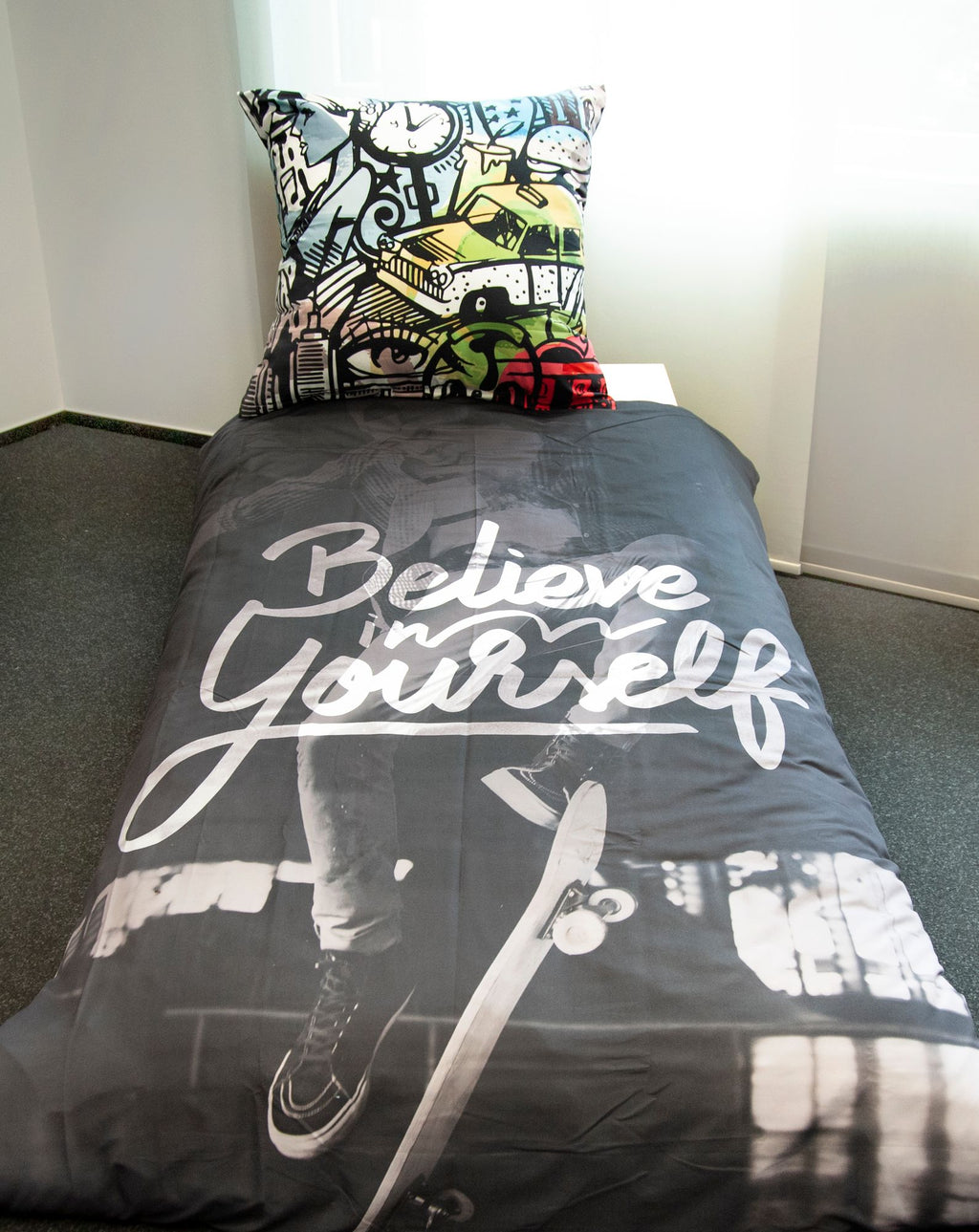 Skater Bettwäsche Set 2tlg. 135x200 cm 100% Microfaser