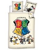 Bed linen set Hogwarts Looney Tunes 135 x 200cm 