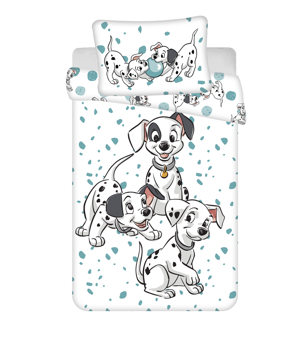 Disney Baby Wende Bettwäsche Set 101 Dalmatiner 100x135cm