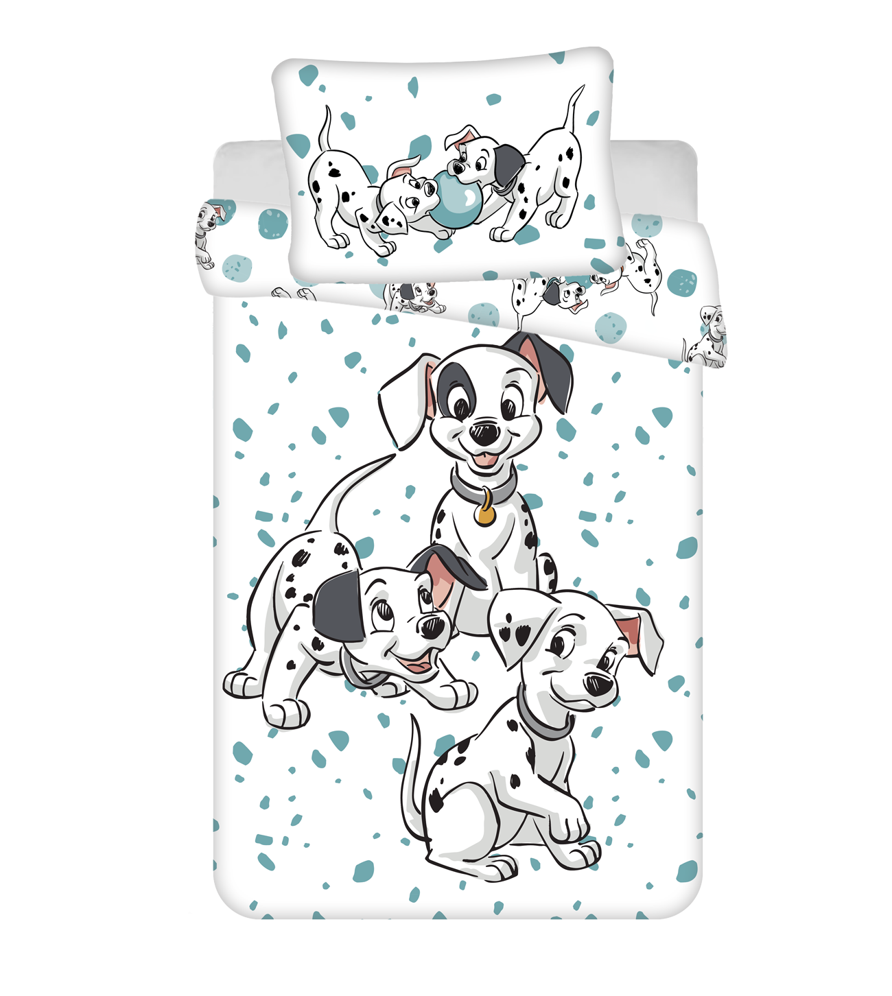 Disney Baby Wende Bettwäsche Set 101 Dalmatiner 100x135cm