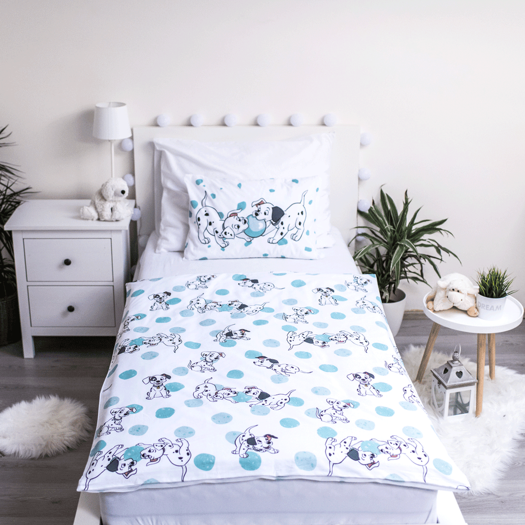 Disney Baby Wende Bettwäsche Set 101 Dalmatiner 100x135cm