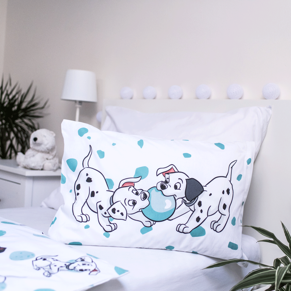 Disney Baby Wende Bettwäsche Set 101 Dalmatiner 100x135cm
