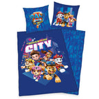 Paw Patrol City bed linen set 2 pieces. 135 x 200 cm 80 x 80 cm 