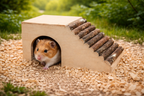Hazelnut house for hamsters and mice 17 cm 