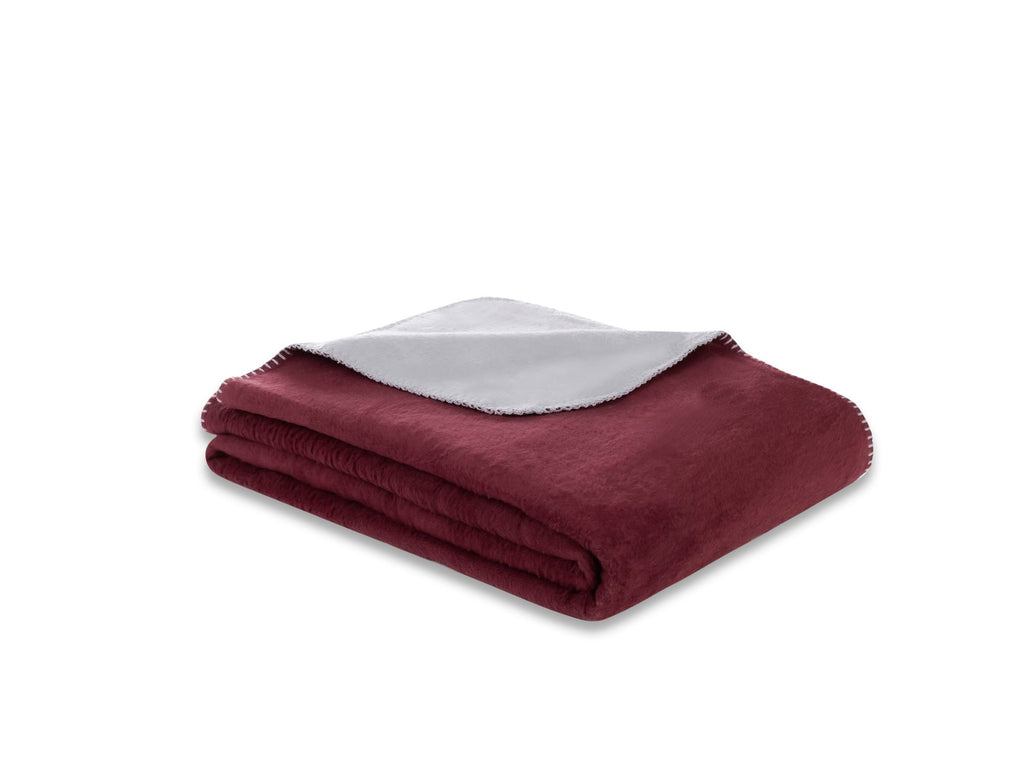 Doubleface Wohndecke Kuscheldecke 2 farbig 150 x 200 cm