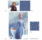 Disney Eiskönigin Elsa Anna Olaf Flanell Bettwäsche Set 135x200 cm