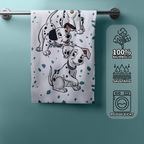 Disney 101 Dalmatiner Lucky Duschtuch Strandtuch Badetuch  70 x 140 cm