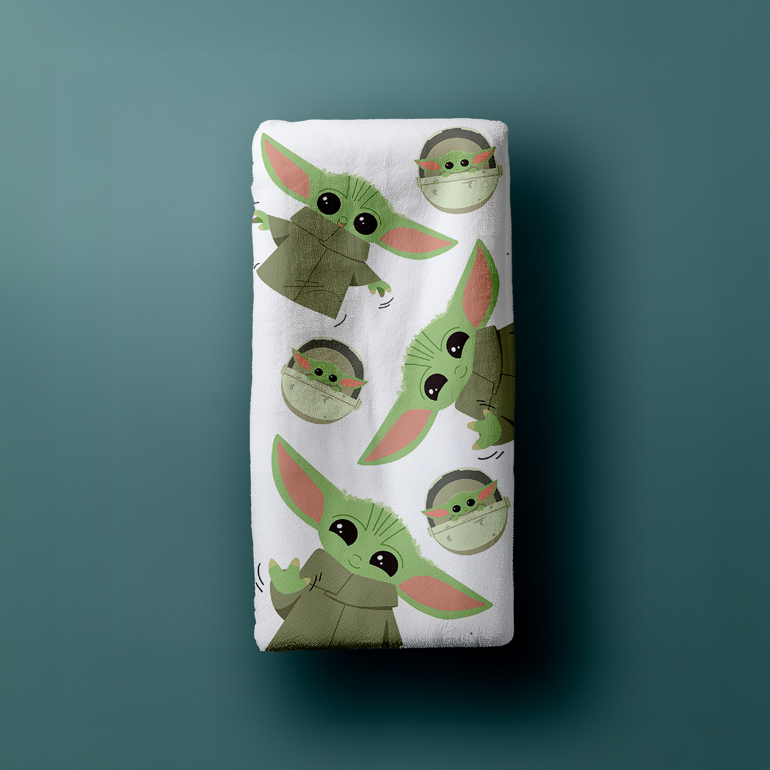 Star Wars Mandalorian Baby Yoda Duschtuch Badetuch  70 x 140 cm