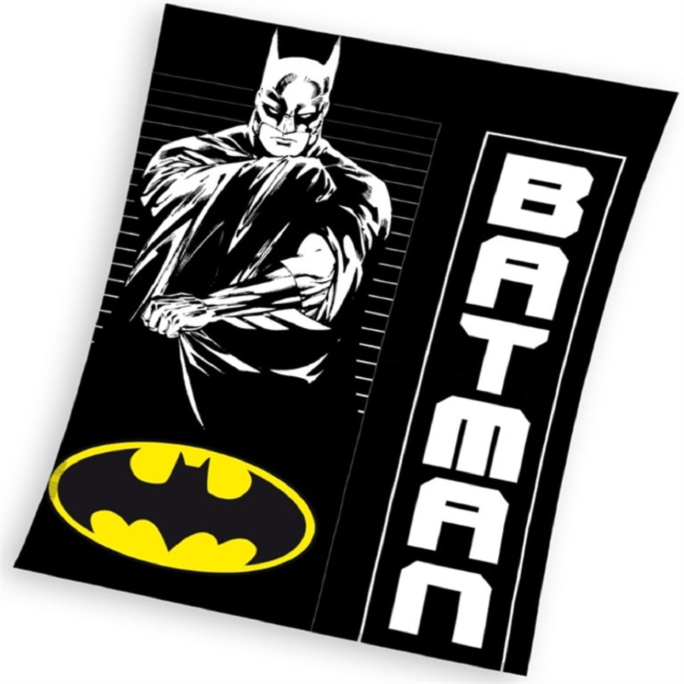 Batman Flauschdecke Schmusedecke Kuscheldecke 130 x 170 cm