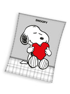 Flauschdecke Schmusedecke Kuscheldecke mit Snoopy 150 x 200 cm