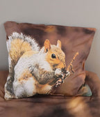 Bedding set with squirrels 135 x 200 cm 80 x 80 cm 100% cotton 
