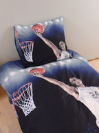 Basketball bedding set, 135 x 200 cm, cotton