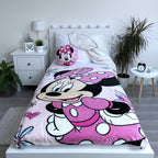 Minnie Mouse Flauschdecke Schmusedecke Kuscheldecke 100 x 150 cm