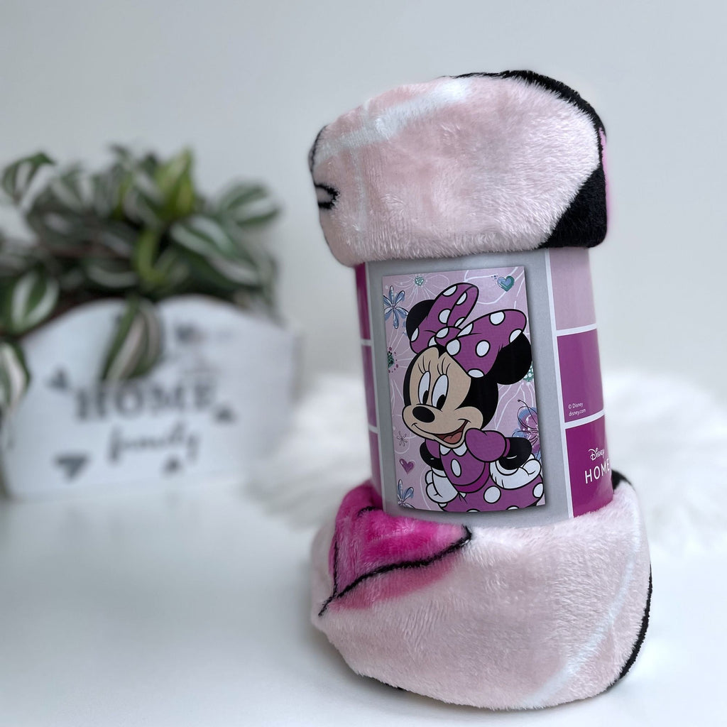 Minnie Mouse Flauschdecke Schmusedecke Kuscheldecke 100 x 150 cm