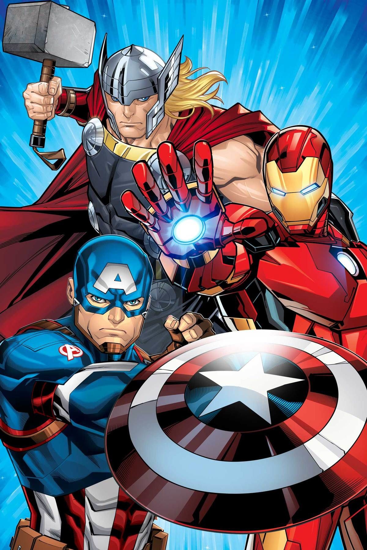 Avengers Heroes Flauschdecke Schmusedecke Kuscheldecke 100 x 150 cm