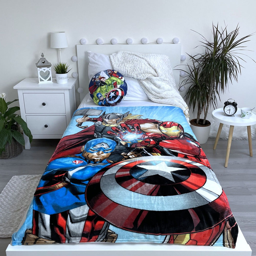 Avengers Heroes Flauschdecke Schmusedecke Kuscheldecke 100 x 150 cm